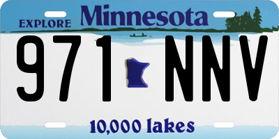 MN license plate 971NNV