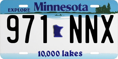 MN license plate 971NNX