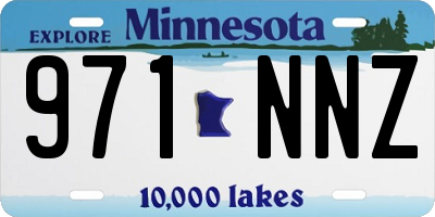 MN license plate 971NNZ