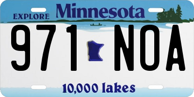 MN license plate 971NOA