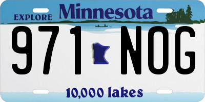 MN license plate 971NOG