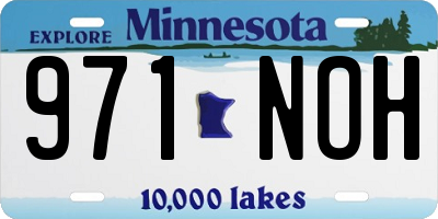 MN license plate 971NOH