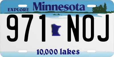 MN license plate 971NOJ