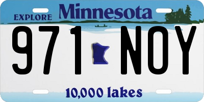MN license plate 971NOY