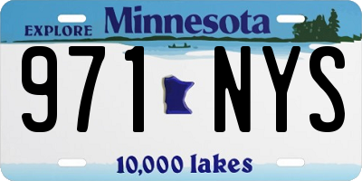 MN license plate 971NYS