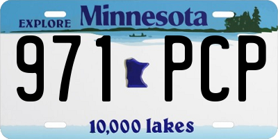 MN license plate 971PCP