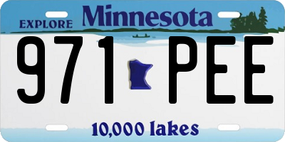 MN license plate 971PEE