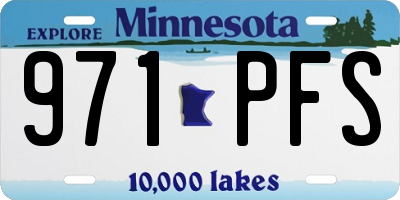 MN license plate 971PFS