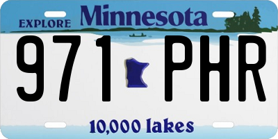 MN license plate 971PHR