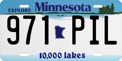 MN license plate 971PIL