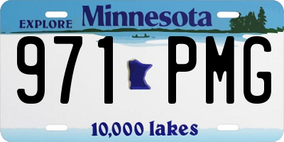 MN license plate 971PMG