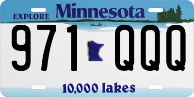 MN license plate 971QQQ