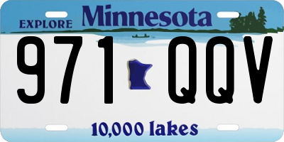 MN license plate 971QQV