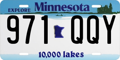 MN license plate 971QQY