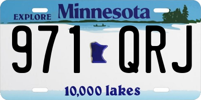 MN license plate 971QRJ