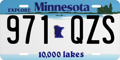 MN license plate 971QZS