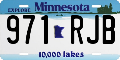 MN license plate 971RJB