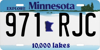 MN license plate 971RJC