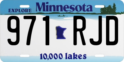 MN license plate 971RJD