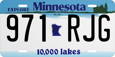 MN license plate 971RJG