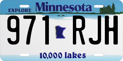 MN license plate 971RJH