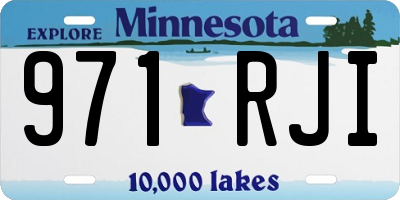 MN license plate 971RJI