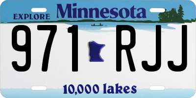 MN license plate 971RJJ