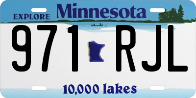 MN license plate 971RJL