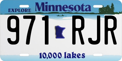 MN license plate 971RJR