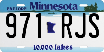 MN license plate 971RJS