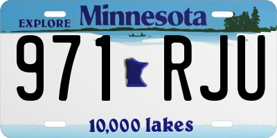 MN license plate 971RJU