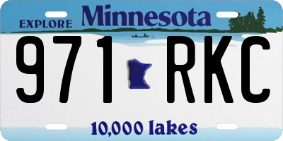 MN license plate 971RKC