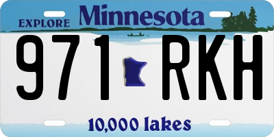 MN license plate 971RKH