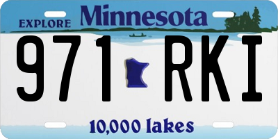 MN license plate 971RKI