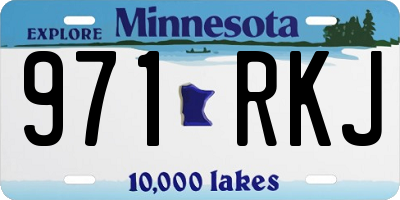 MN license plate 971RKJ
