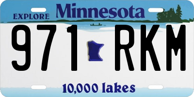 MN license plate 971RKM