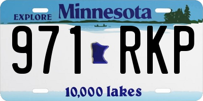 MN license plate 971RKP
