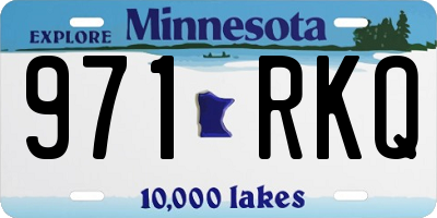 MN license plate 971RKQ