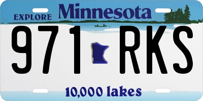 MN license plate 971RKS