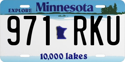 MN license plate 971RKU