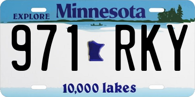 MN license plate 971RKY