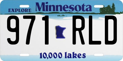 MN license plate 971RLD