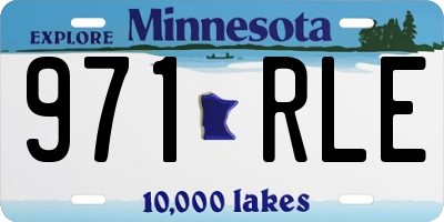 MN license plate 971RLE