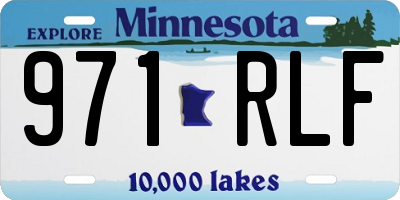 MN license plate 971RLF