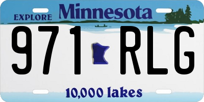 MN license plate 971RLG