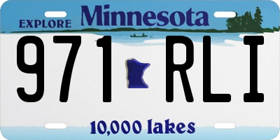 MN license plate 971RLI