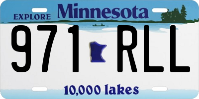 MN license plate 971RLL