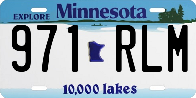 MN license plate 971RLM