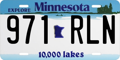 MN license plate 971RLN