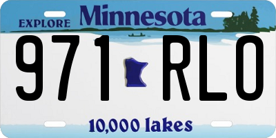 MN license plate 971RLO